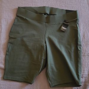 Olive Torrid Bike Shorts